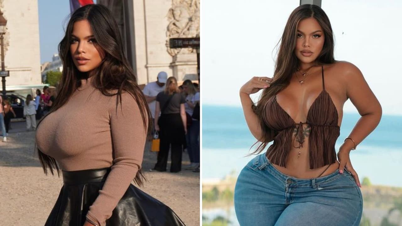 Modelo se queja del tamaño de los asientos de avión y desata debate.