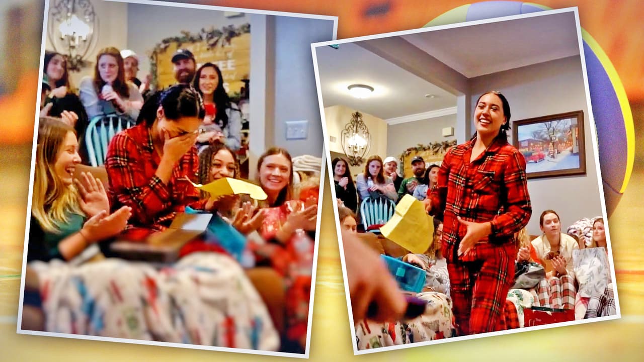 Lauren Briseño, estudiante hispana de Baylor College, rompe en llanto al recibir un regalo que le cambió la vida
