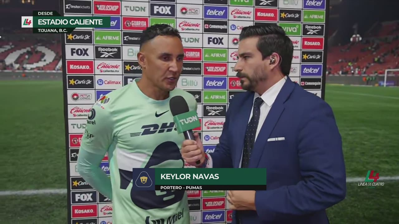 Keylor Navas reconoce que a Pumas no se le dan los resultados