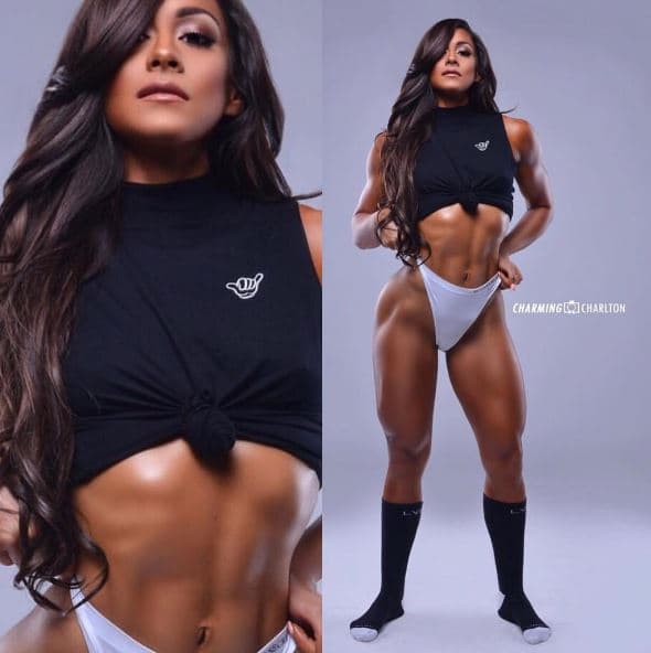 Ella es Janice Garay, una fisicoculturista de Houston que está causando conmoción en redes sociales por el extremo parecido con Jennifer Lopez.