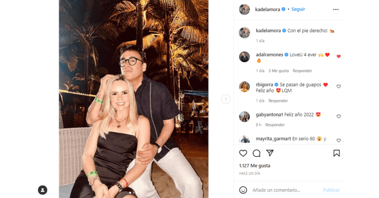 Adal Ramones y Karla de la Mora