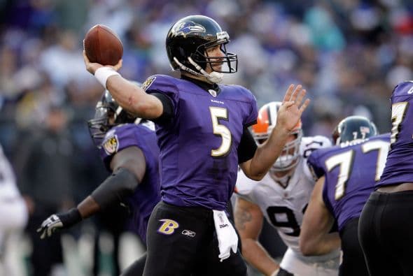 Los Cuervos de Baltimore buscan ganar su segundo Super Bowl con su quarterback Joe Flacco quien en 2008 firmó un contrato de cinco años por $11.9 millones con incentivos por $17.9 millones, según información de ESPN y Spotrac. El corredor Ray Rice que llegó en el mismo año que Flacco tiene un contrato de cuatro años y $2.8 millones. También está Ray Lewis quien en 2009 firmó un contrato hasta el 2015 que se estima es de $44.5 millones; se prevé que esta sea su última temporada.