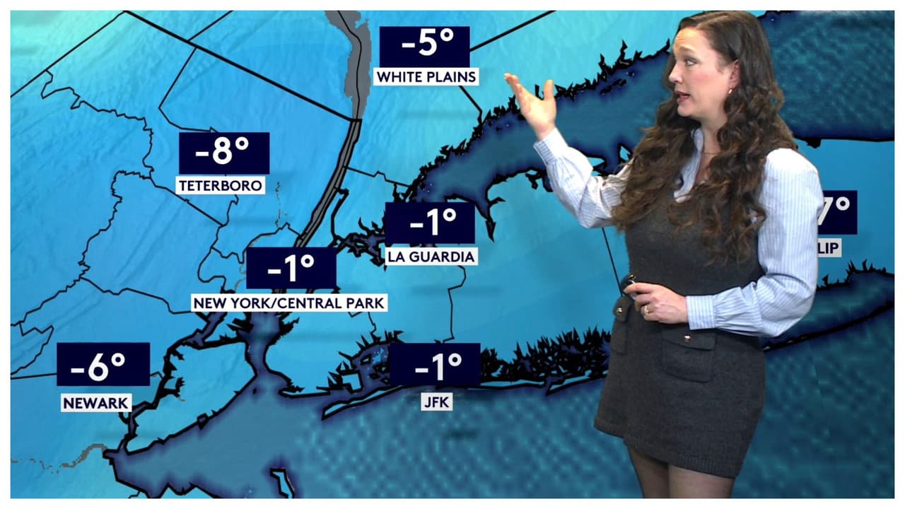 Pronóstico del tiempo hoy en Nueva York: Temperaturas siguen por debajo de los 20 grados Fahrenheit