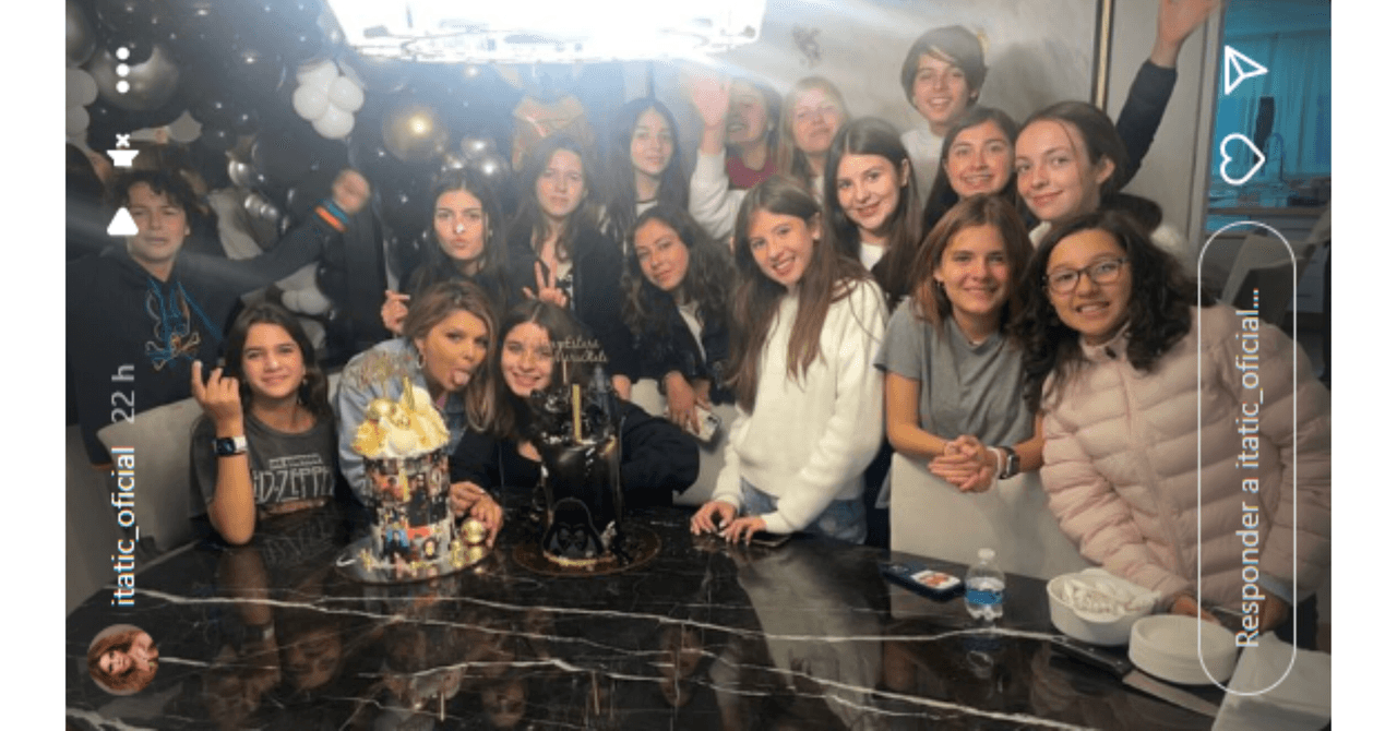 La fiesta de cumpleaños 14 de María Itatí, hija de Itatí Cantoral