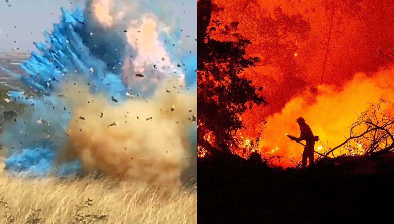 Muere un bombero que luchaba contra incendio que inició durante una fiesta de revelación de género