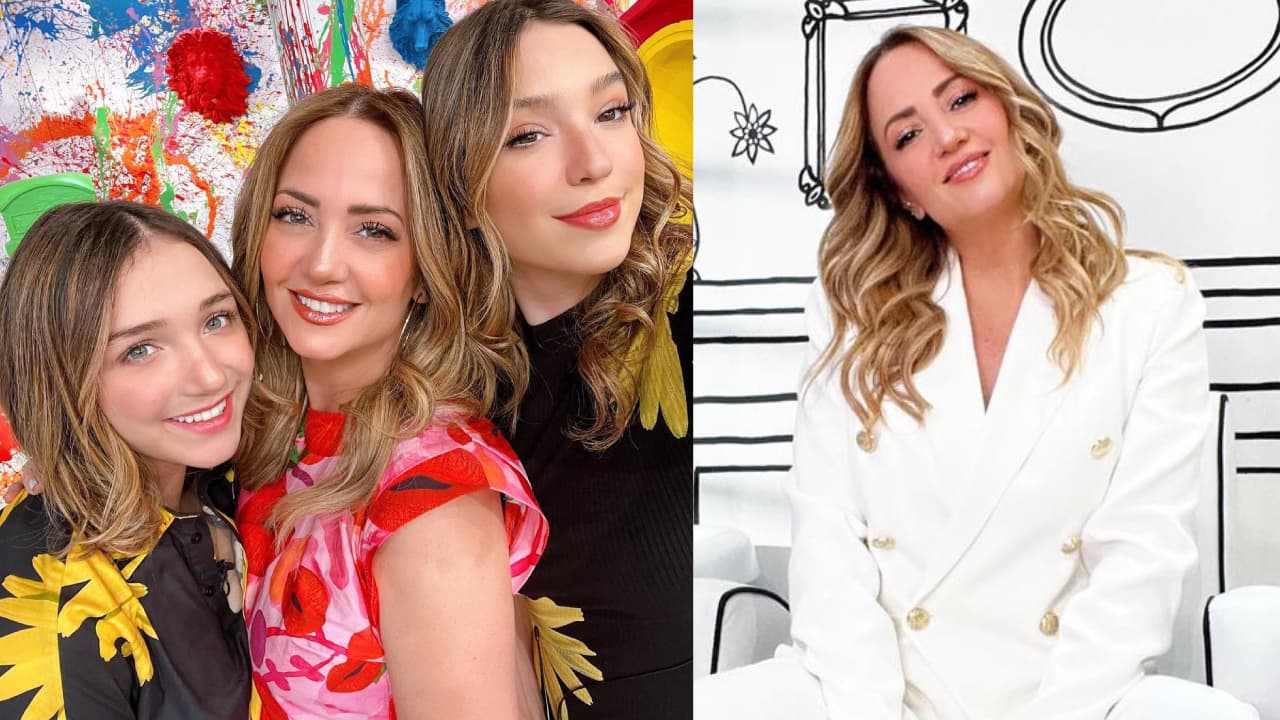 Andrea Legarreta aparece así junto a sus hijas de vacaciones y Erik Rubín reacciona