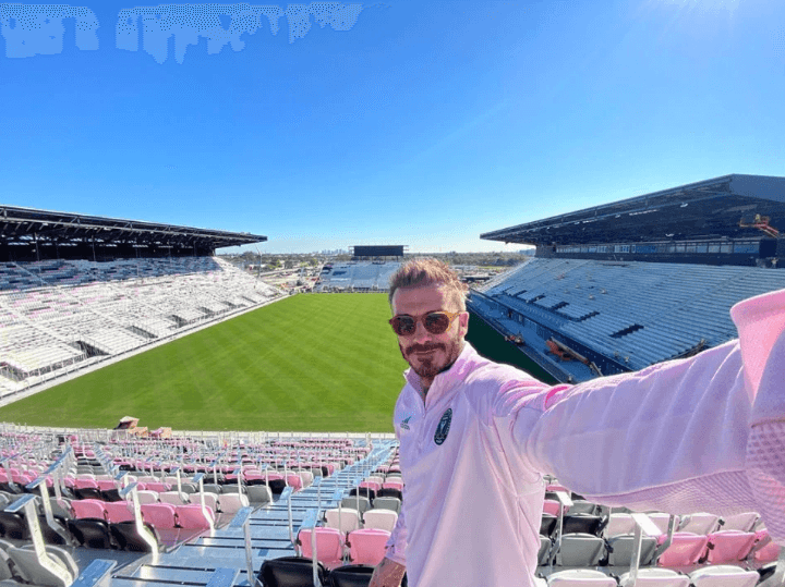 David Beckham presume el nuevo estadio del Inter Miami