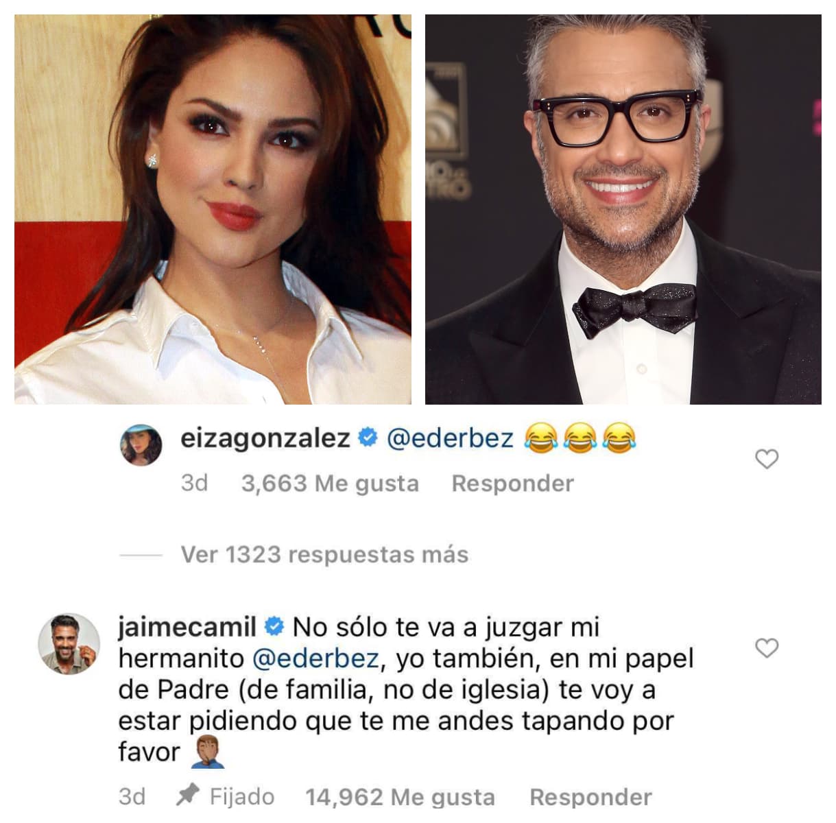 En el debate familiar hasta participaron Eiza González y Jaime Camil, quien de plano le pidió a Aislinn Derbez que se "tape".
<br>