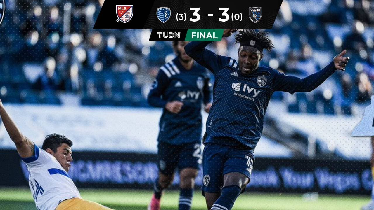 Sporting Kansas City 3 (3)-(0) 3 San Jose Earthquakes: goles, resultado y resumen
