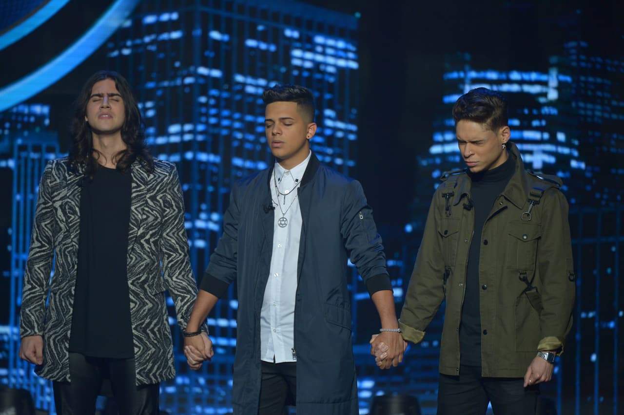 Mira las caras de anticipación de Félix, Fabyán y Garmandy.