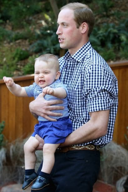 Mira más fotos del pequeño George y sus papás.