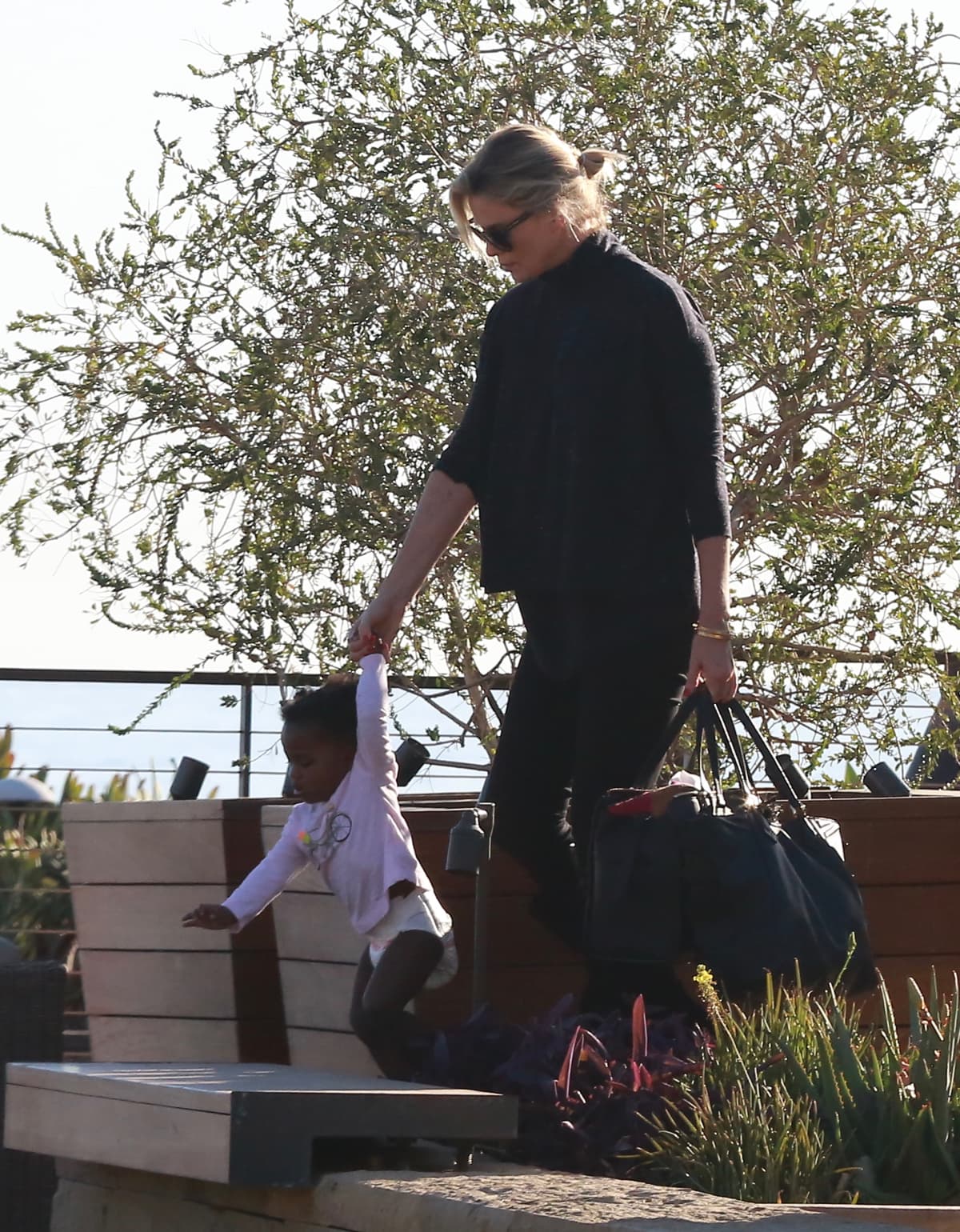 Tropezaba un poquito, pero nunca cayó la chiquita.