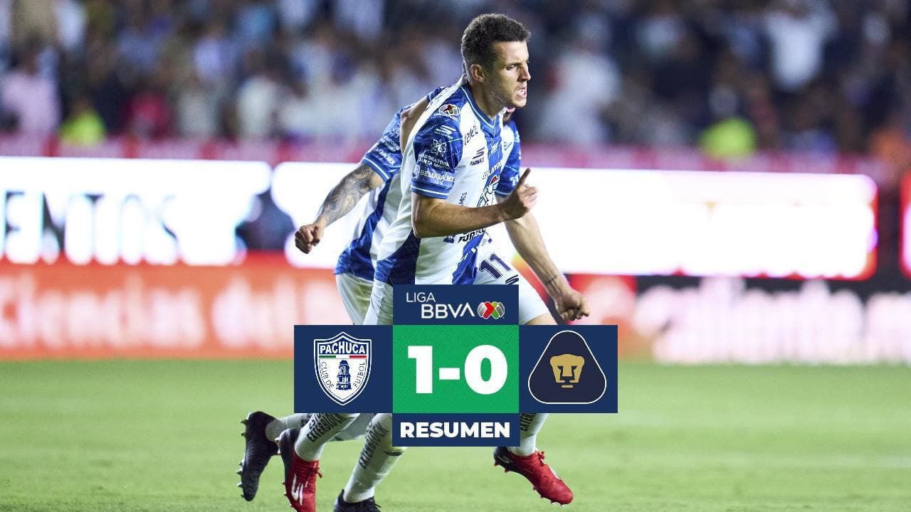 Resumen | ¡Pachuca se lleva la ida! Los Tuzos levantan la mano ante Pumas