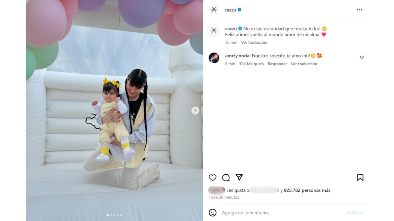 Cazzu e Inti lucieron outfits iguales.