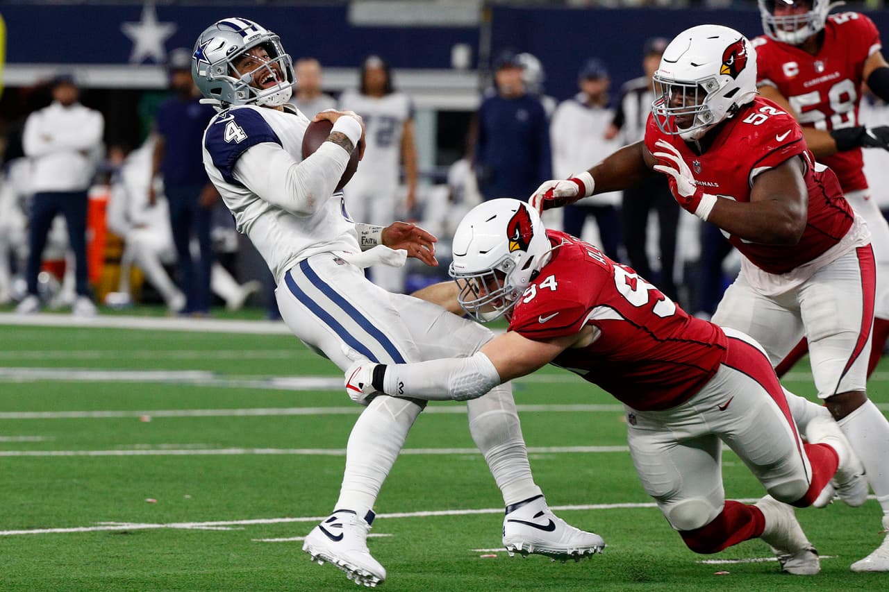 Kyler Murray y los Arizona Cardinals derrotaron a domicilio a los Dallas Cowboys por marcador apretado de 22-25.