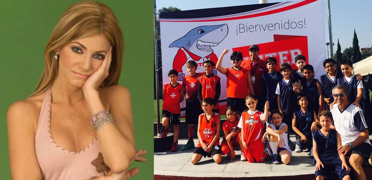 Esta es la foto de la discordia (donde vestido de azul se distingue Daniel, hijo de Luis Miguel y Aracely). De rojo y gafas, aparece el hijo de Manola. Según Diez, la foto provocó las amenzas de Arámbula.