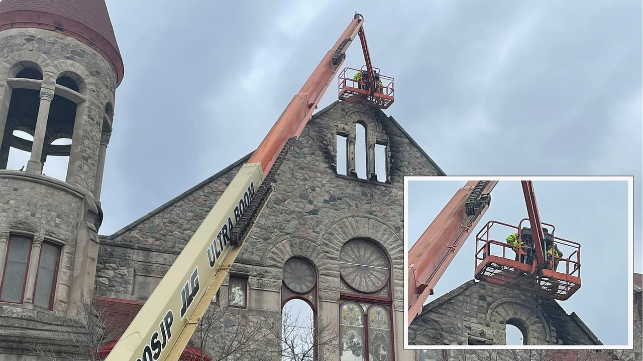 Comienza demolición de Iglesia Bautista de Englewood tras incendio