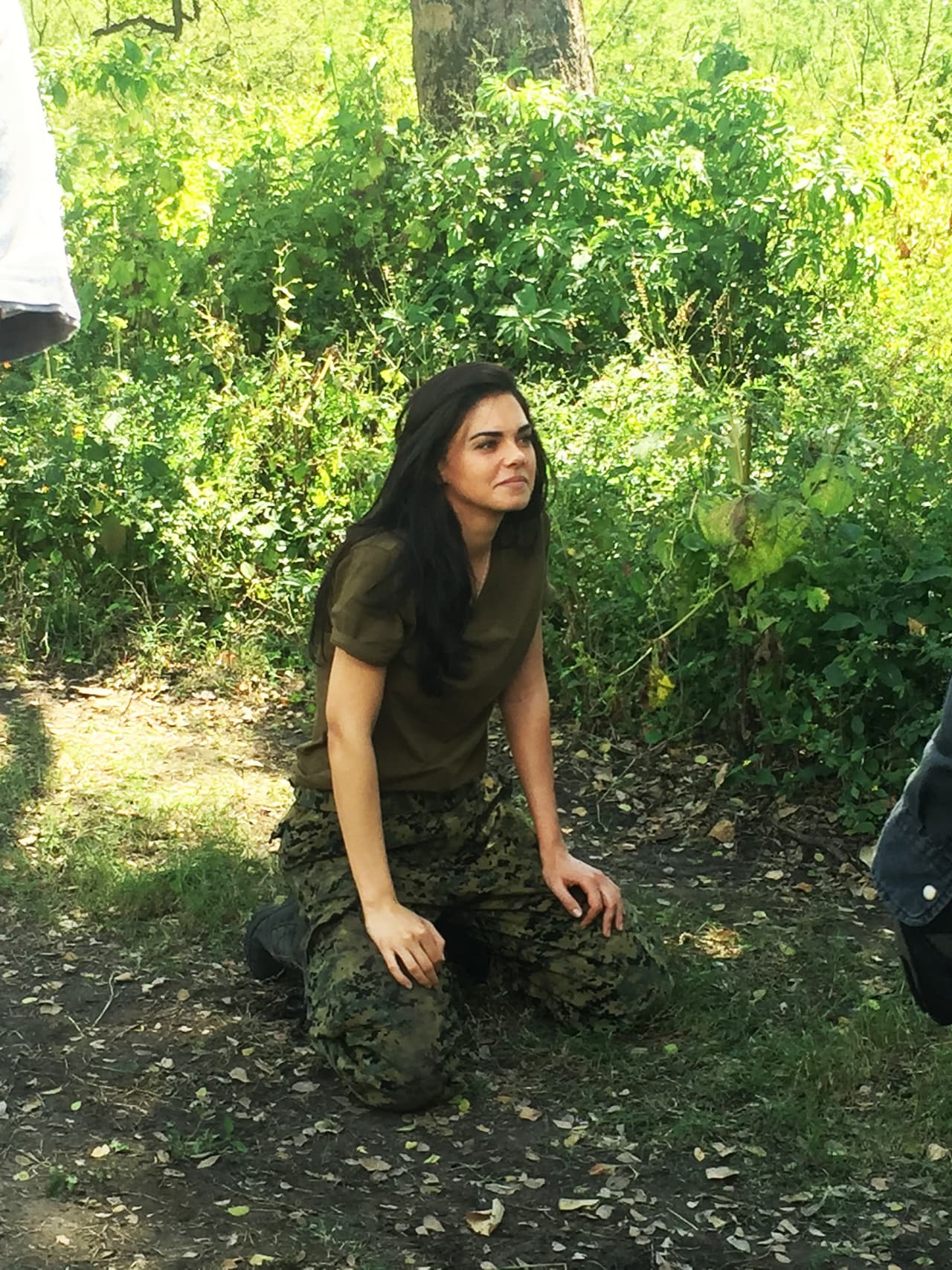 A pesar de ser una escena difícil, Livia nunca dejó de disfrutar los preparativos y el rodaje.