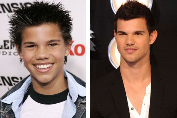 Taylor Lautner sí que cambió para bien.
