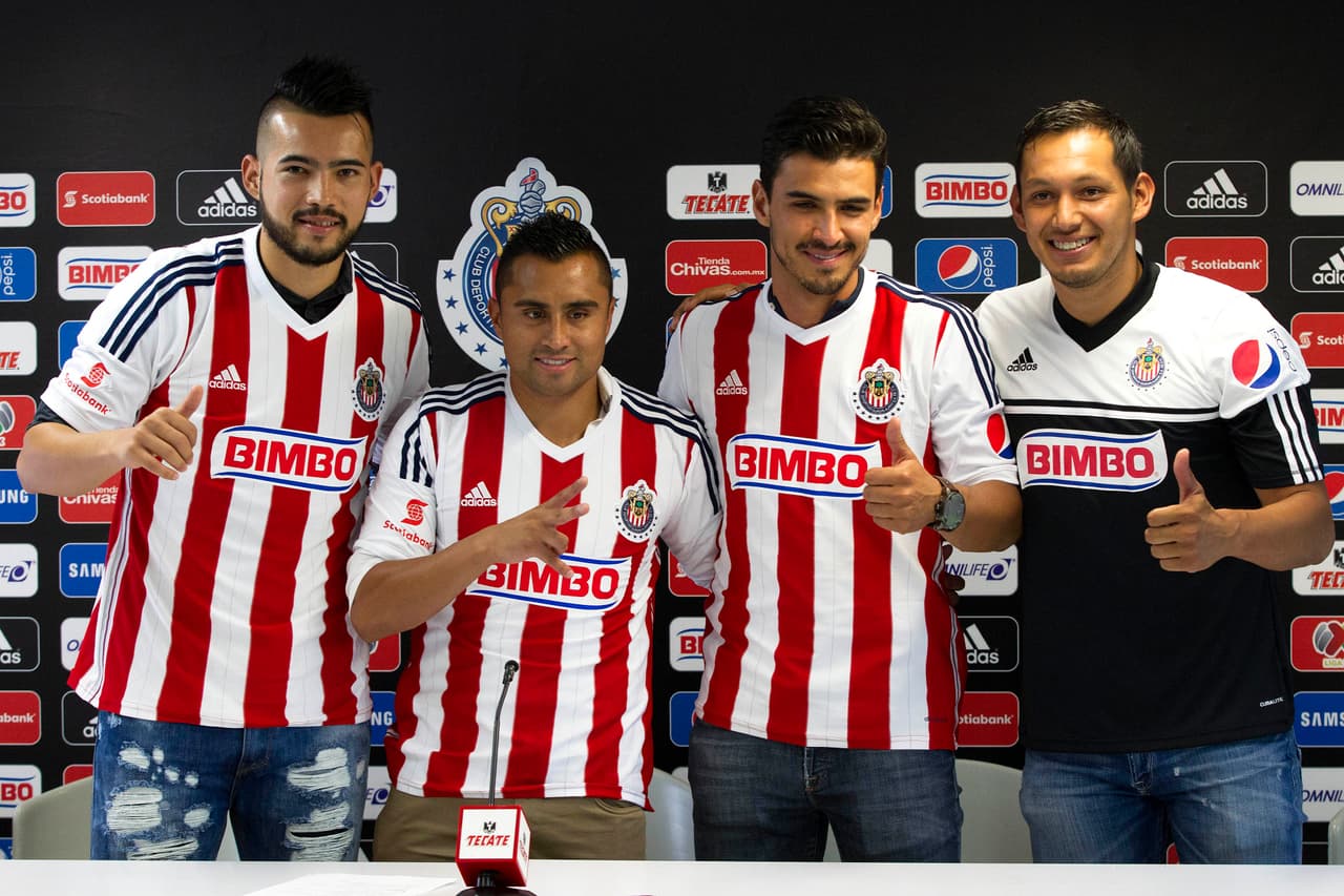 Las Chivas presentaron a sus cuatro refuerzos