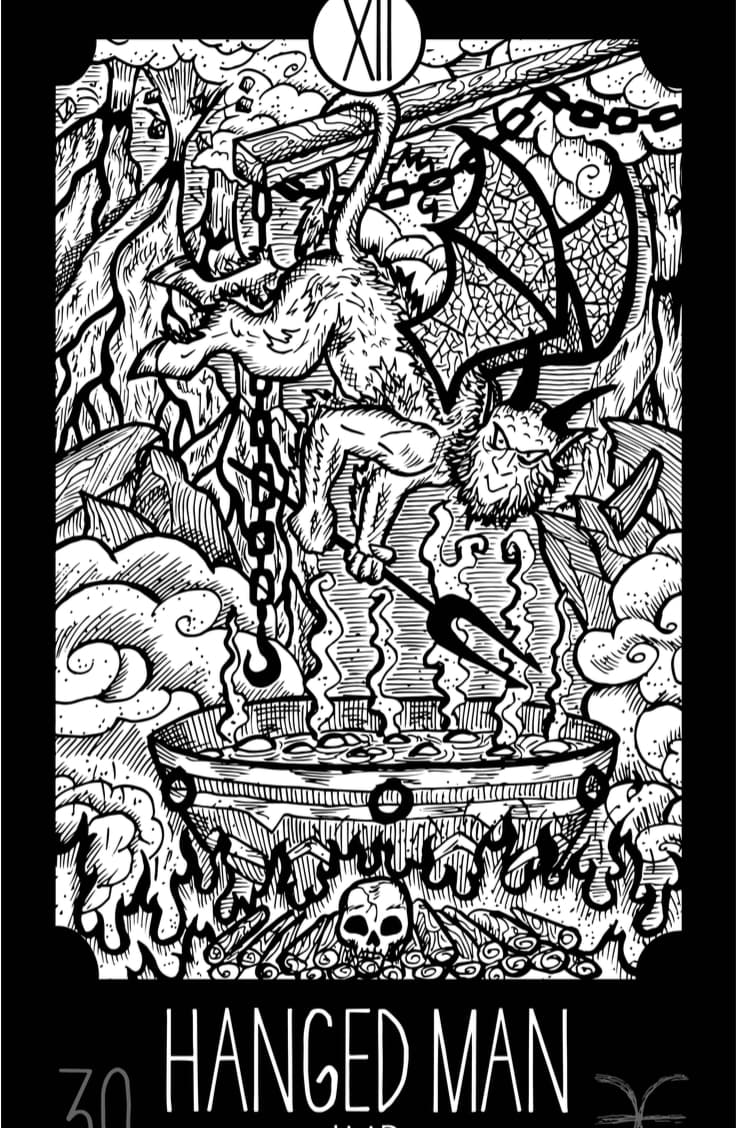 No obstante, dentro de este carácter de sacrificio, la carta del Colgado puede hablar de una persona fiel, leal, que está dispuesta a ver antes por los demás que por sí misma, siempre brindando ayuda y consejo. Está bien ser alguien así, pero no sacrificando tu propia felicidad y camino en la vida.