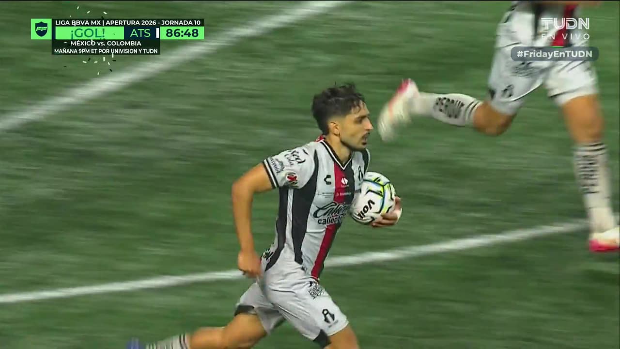 ¡Gol del Atlas! Estévez empata de penal