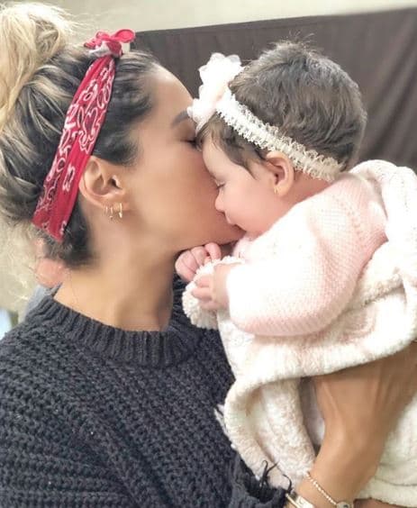 Y también hizo una publicación en su cuenta de Instagram para celebrar a la niña.