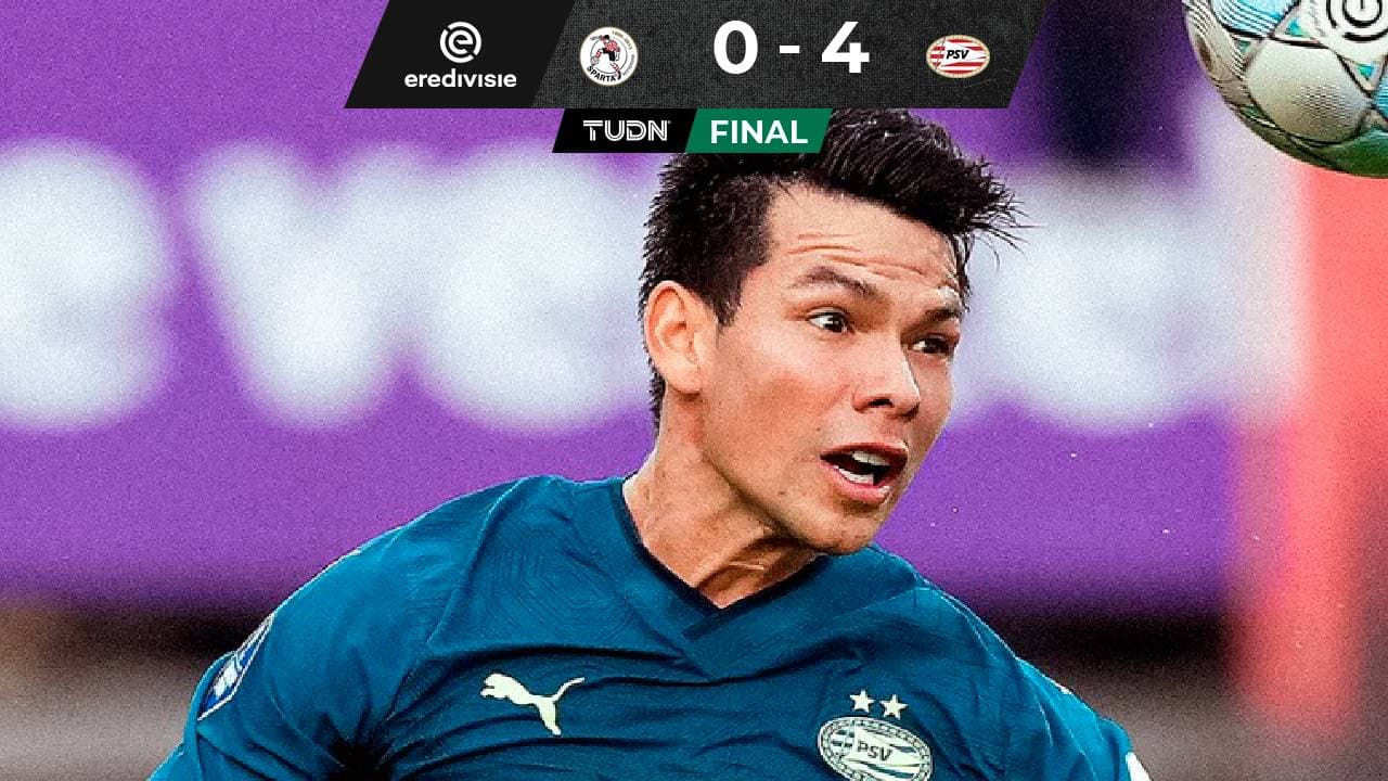 ‘Chucky’ Lozano, figura en goleada del PSV ante Sparta Rotterdam