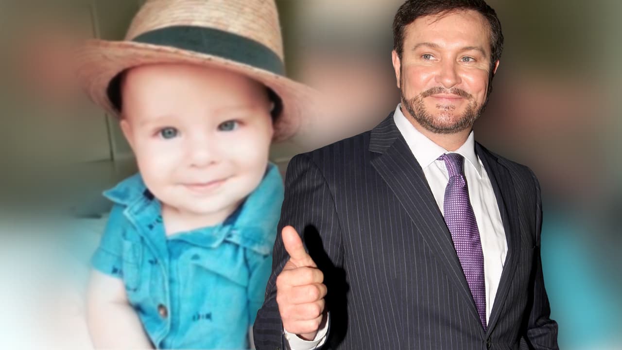 El nieto de Arturo Peniche, a sus casi 6 meses, va para galán como su abuelo