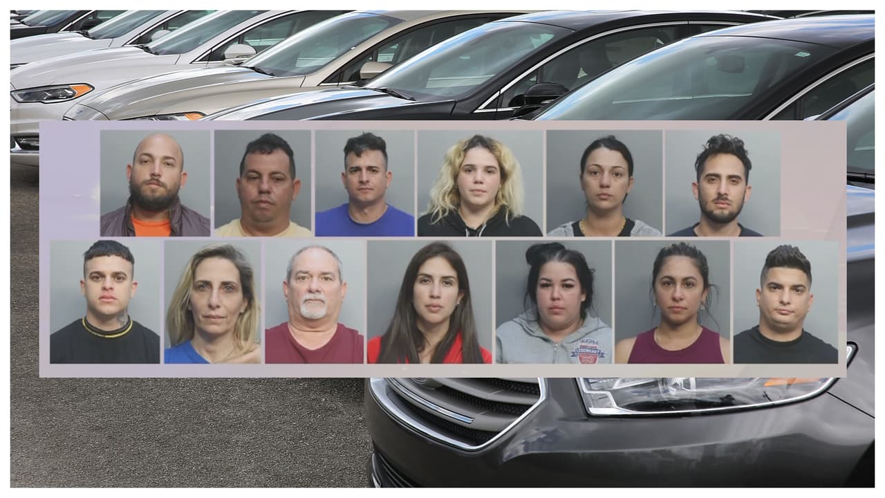 Arrestan a banda acusada de robar $1 millón en autos alquilados, cambiarles el VIN y venderlos a concesionarios