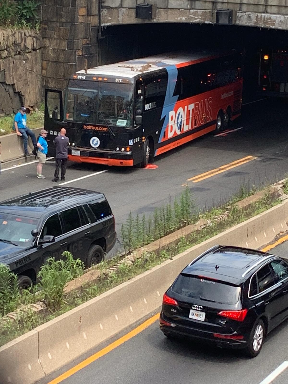 El incidente trajo graves complicaciones para el tráfico.