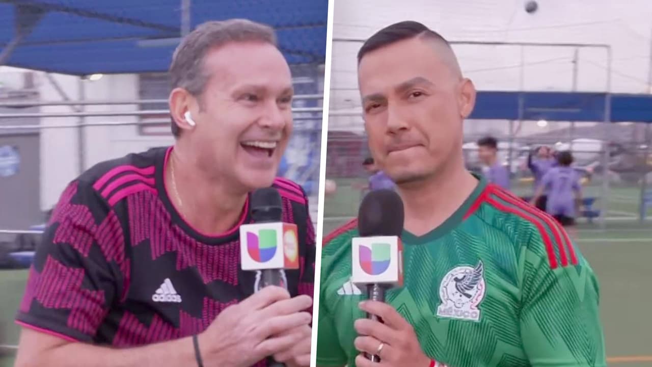Alan Tacher y Luis Sandoval ponen a prueba su habilidad futbolera, ¿anotaron gol?