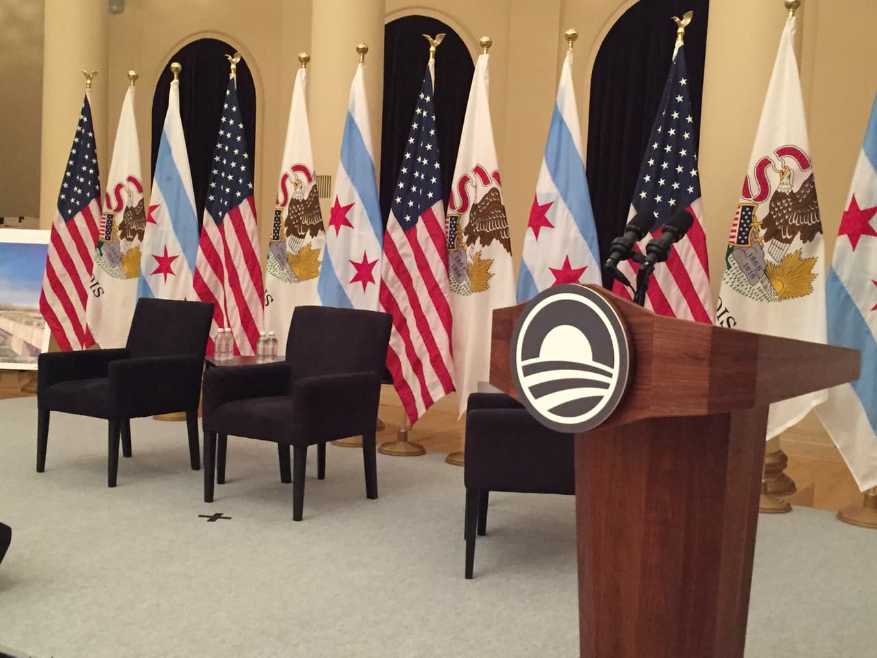 Será la primera vez que la expareja presidencial comparta un vistazo de cómo será este centro.
<br>