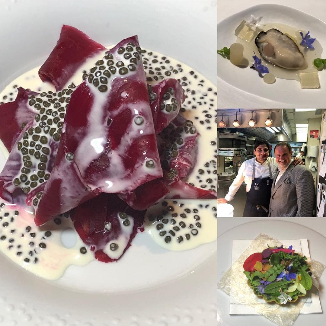 "La mejor experiencia gastronómica de mi vida con una vista a la Costa Azul, increíble", dijo en una publicación en donde etiquetó al Restaurante Mirazur.