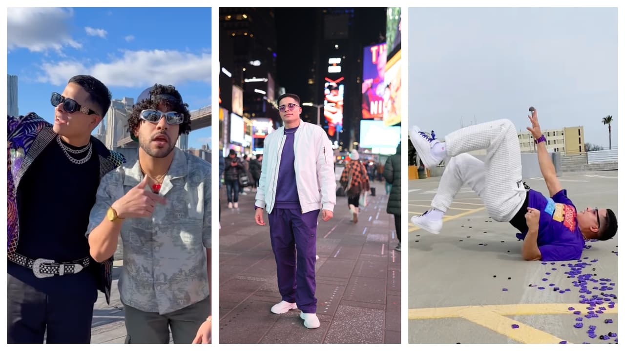 ¿De verdad bailó el tiktoker mexicano Sando con Bad Bunny en NYC?