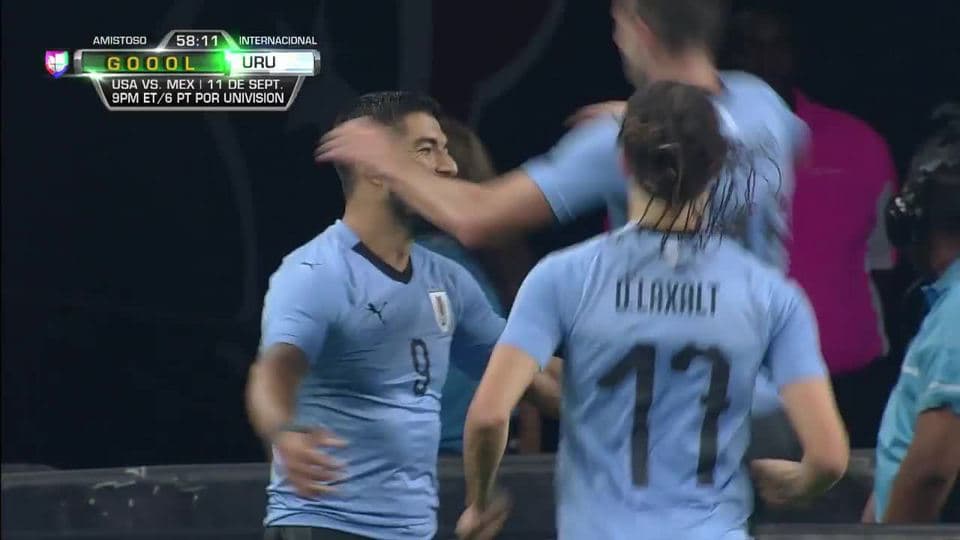 ¡GOOOL! Gastón Pereiro anota para Uruguay