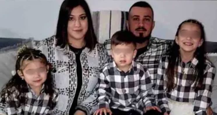 Luis, Sandra (centro) y Mia (der.) resultaron con fracturas tras el incidente. Melanie (izq.) y Damian (centro) se encuentran estables.