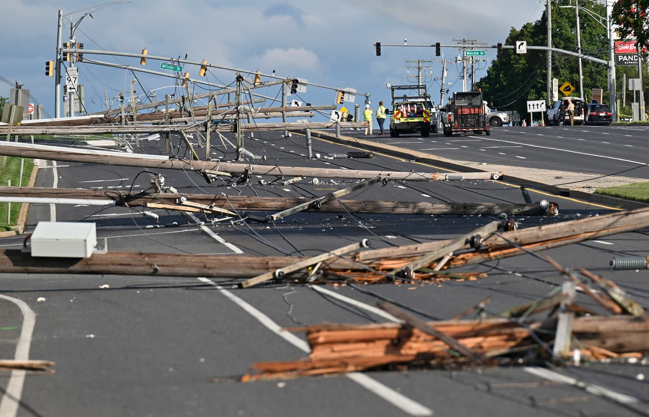 El tiempo severo afectó la región del DMV el lunes, como a buena parte del este.