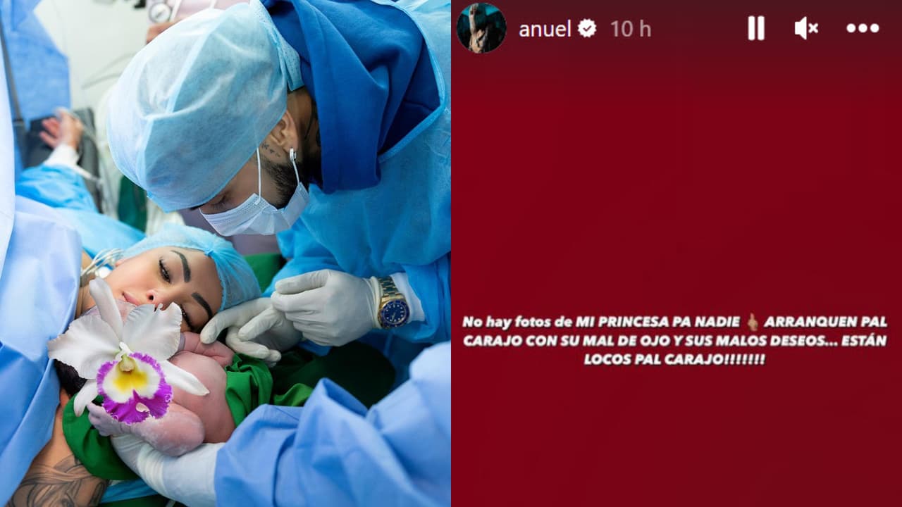Anuel AA escribió este mensaje en el que advierte que "no hay fotos pa' nadie" de la hija que tiene con Yailin La Más Viral.