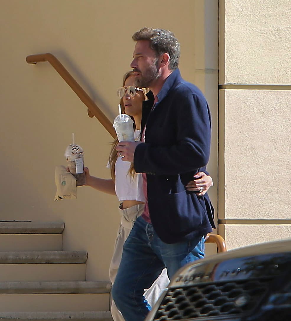 JLo y Ben Affleck en Santa Mónica.
