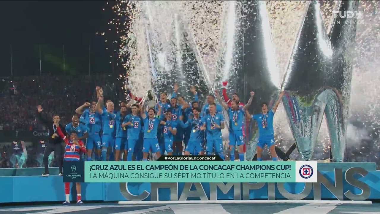 ¡Grítalo, grítalo! Cruz Azul campeón de Concacaf Champions Cup