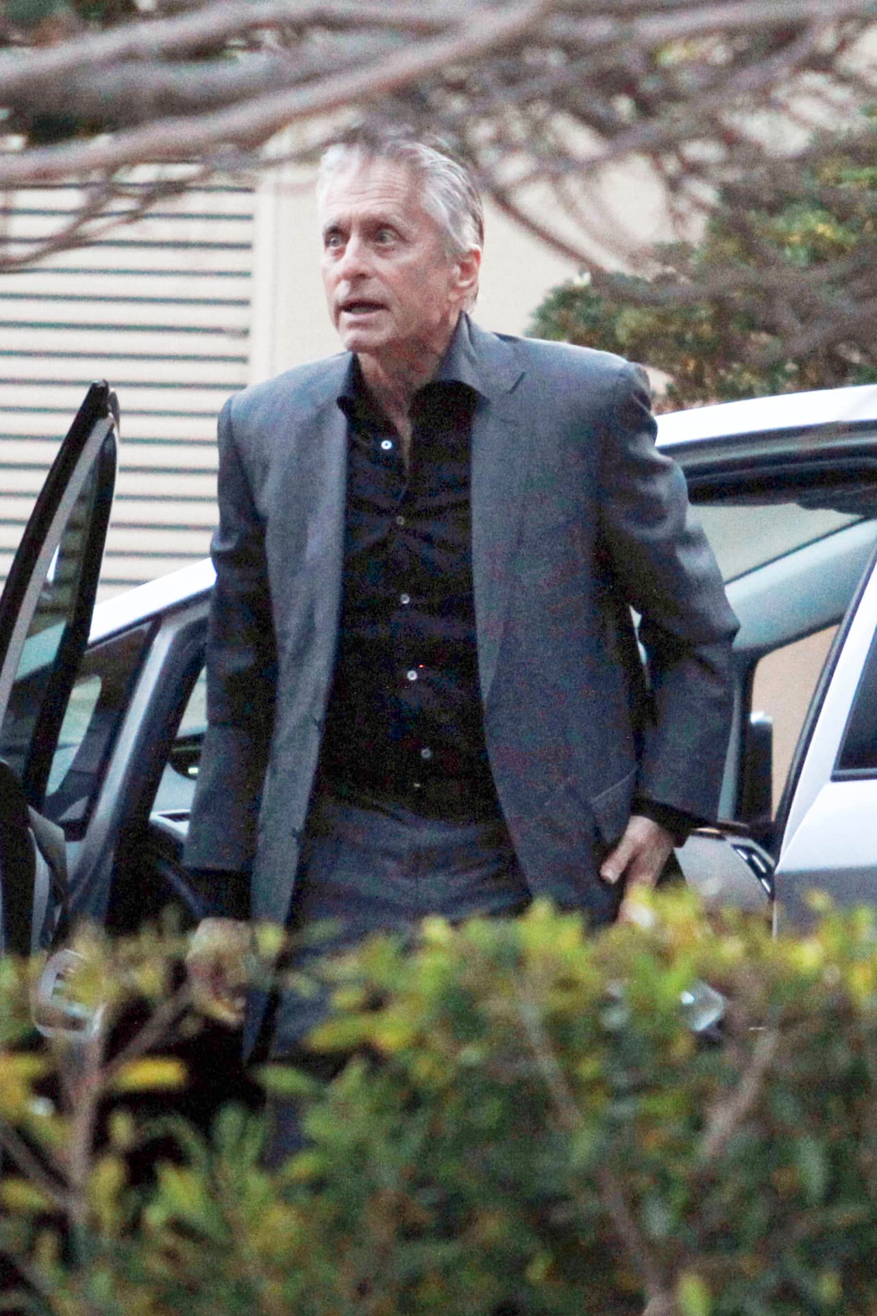 El actor listo para consentir a su papá.