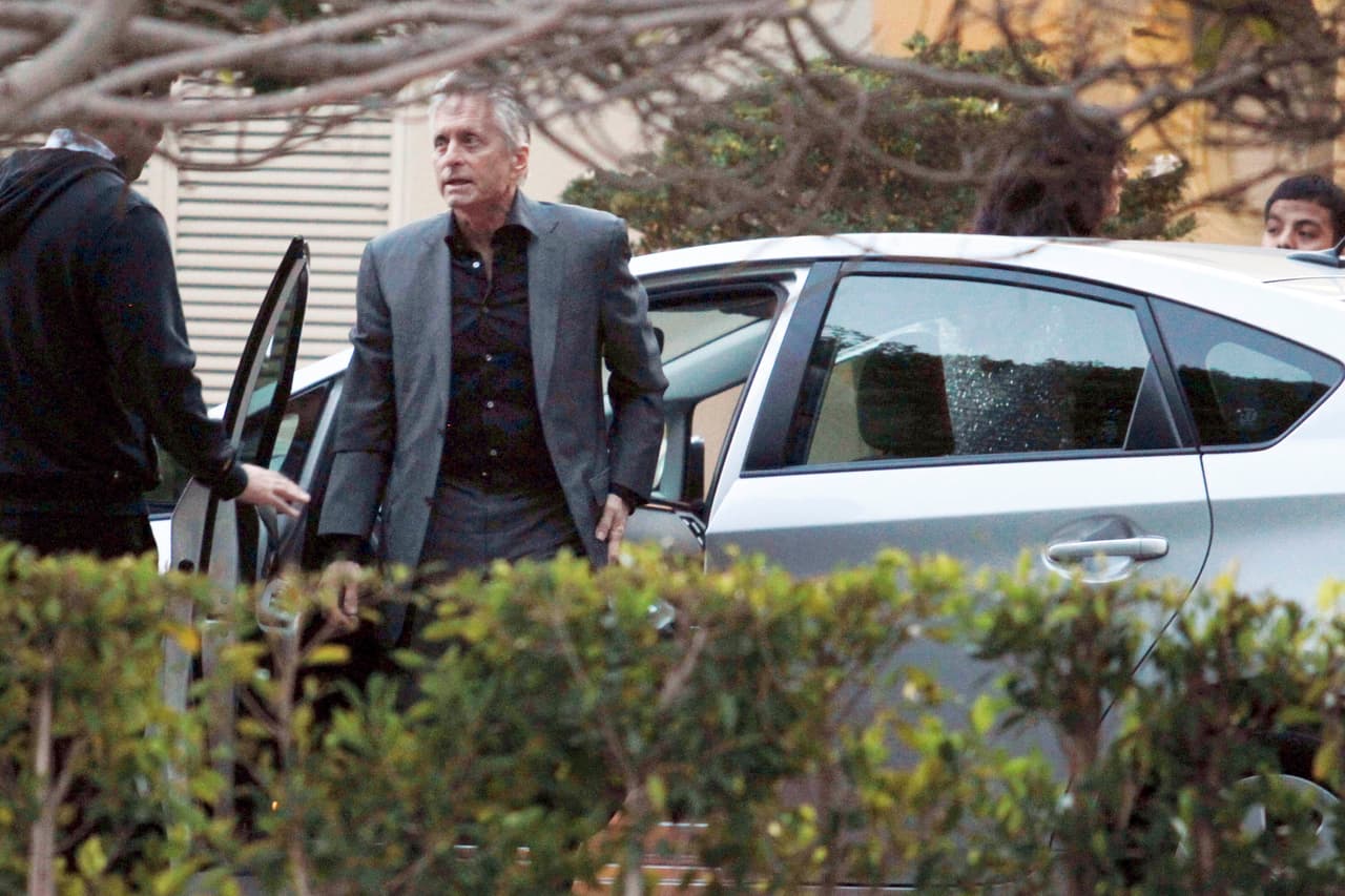 Michael Douglas a su llegada.