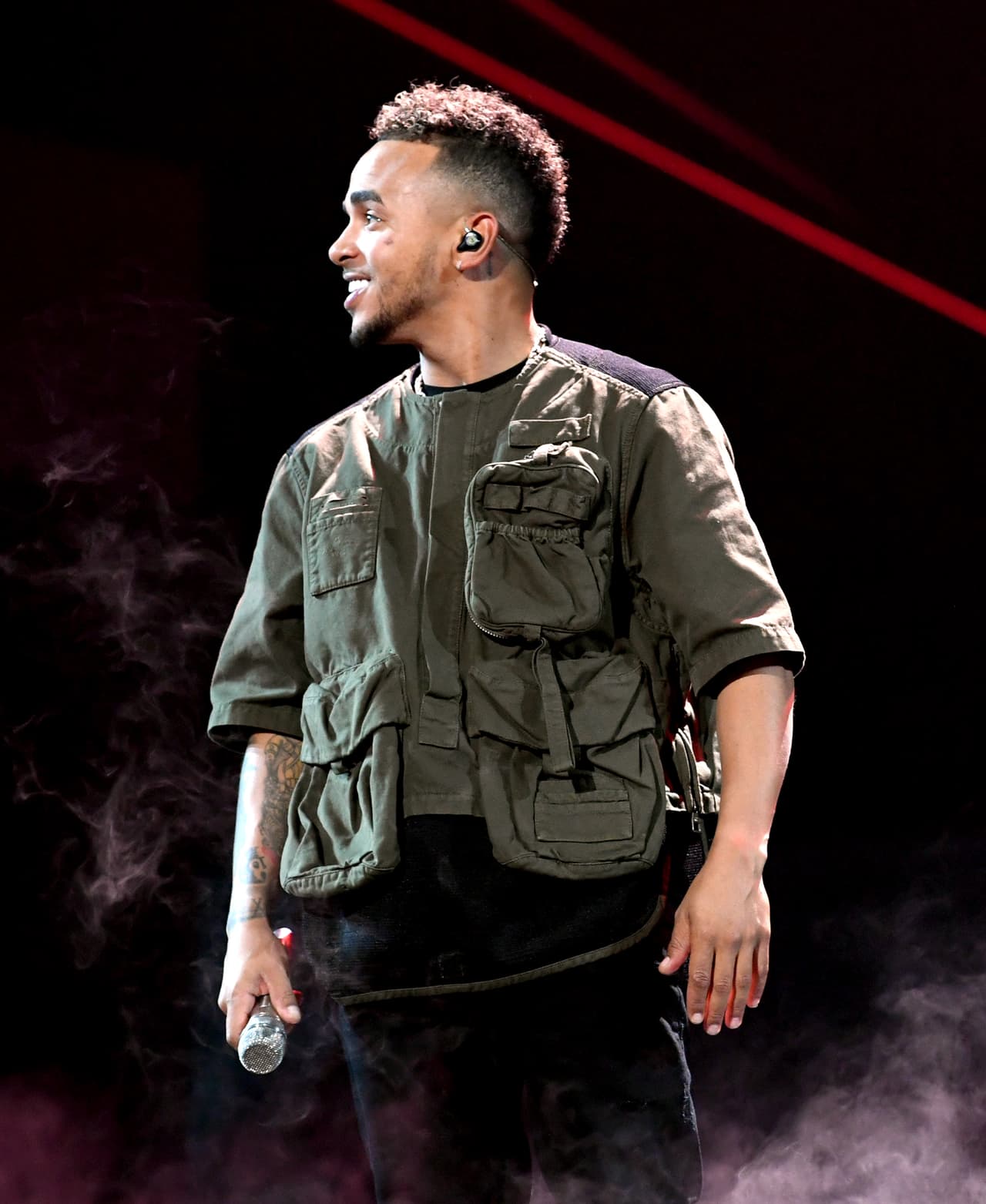 Día 2 - Ozuna durante los ensayos para la ceremonia de Latin GRAMMY en el MGM Grand Hotel & Casino en Las Vegas, Nevada.