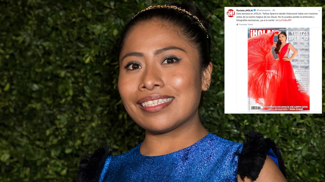 Reacciones en redes por "blanqueamiento" de Yalitza Aparicio en portada de revista
