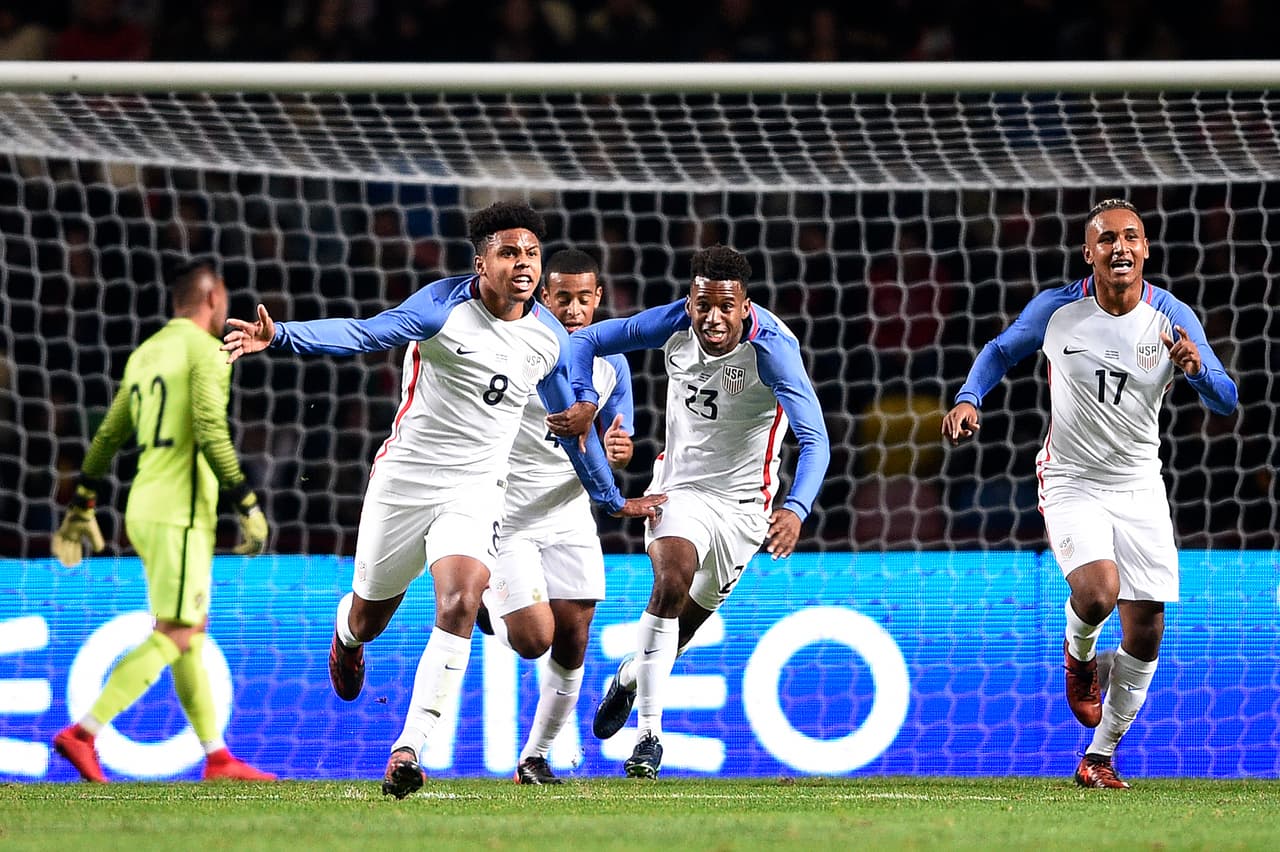 Cuando se jugaban 20 minutos de la primera parte, el Team USA se puso al frente gracias a la anotación de Weston McKennie.
