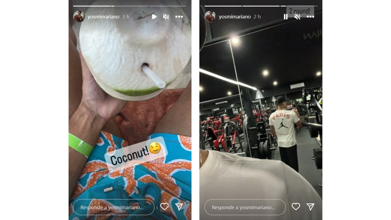 Ex de Livia Brito compartió estas imágenes en sus historias de Instagram.