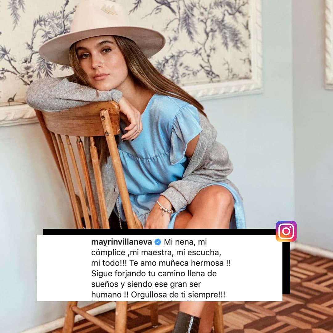 Sus papás también se sienten muy orgullosos de tenerla. “Mi nena, mi cómplice, mi maestra, mi escucha, mi todo. ¡Te amo muñeca hermosa! Sigue forjando tu camino llena de sueños y siendo ese gran ser humano. Orgullosa de tu siempre”, escribió Mayrín Villanueva junto a una foto de su hija.