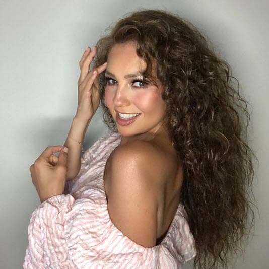 Thalía se convirtió en abuelastra a los 45 años con la llegada del primer nieto de Tommy Mottola. 
<br>