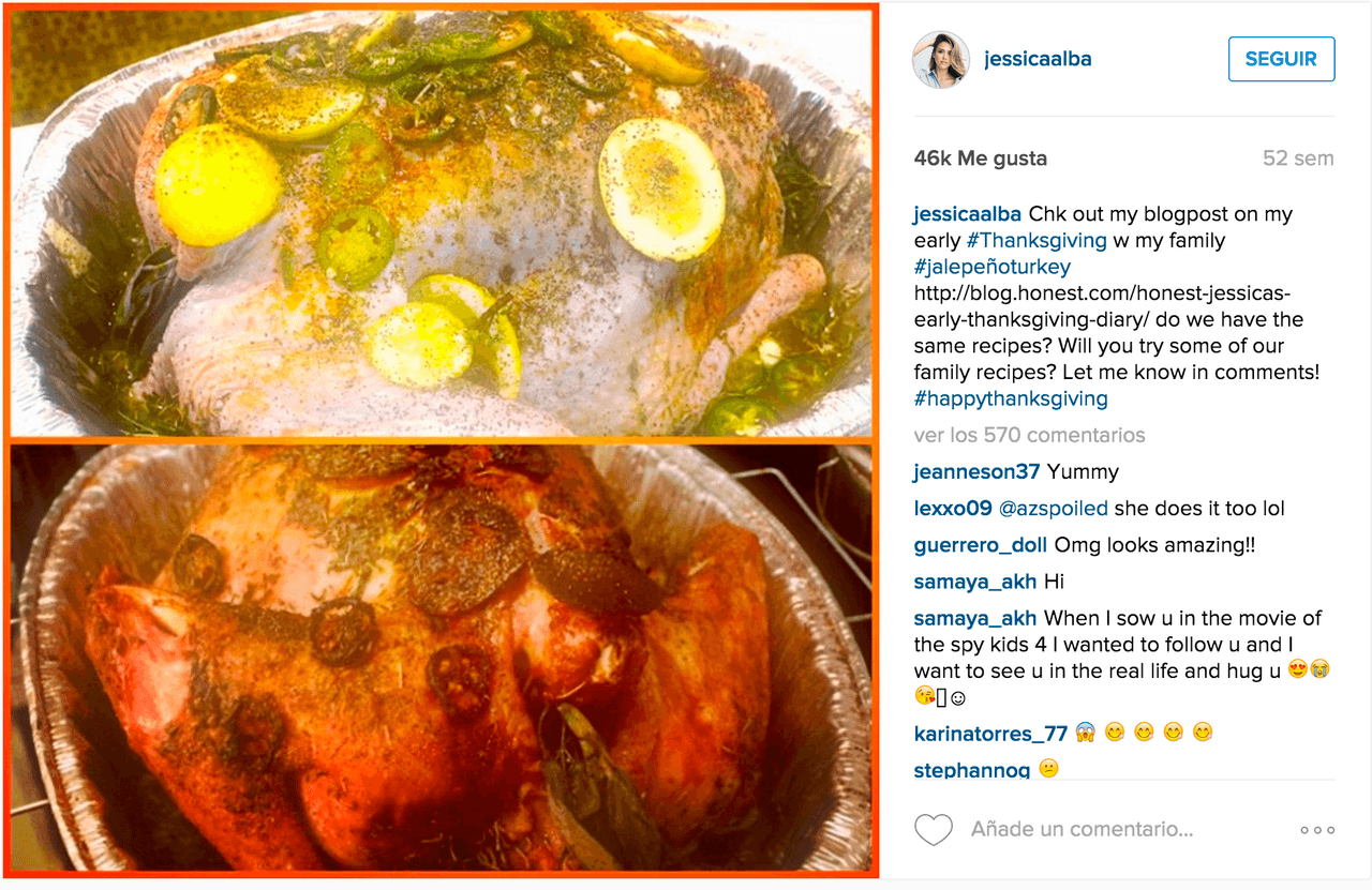 Pavo doble para Jessica Alba